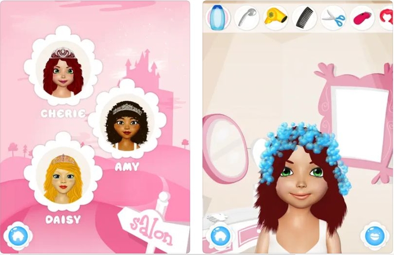 Top trò chơi trang điểm cho búp bê dành cho các bé gái, lối chơi cuốn