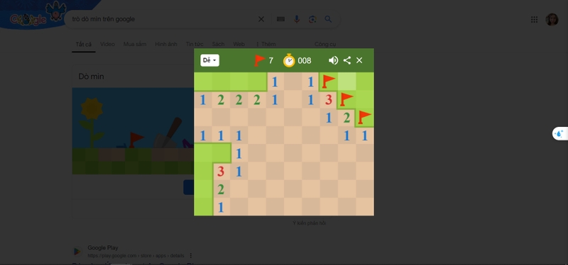 trò dò mìn trên google hình 8
