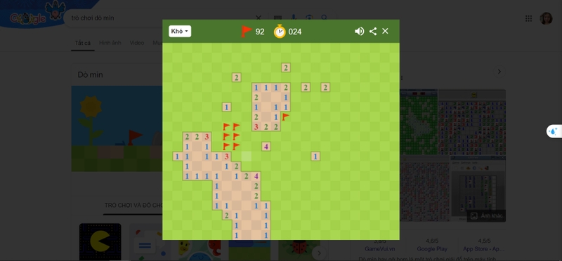 trò dò mìn trên google hình 9