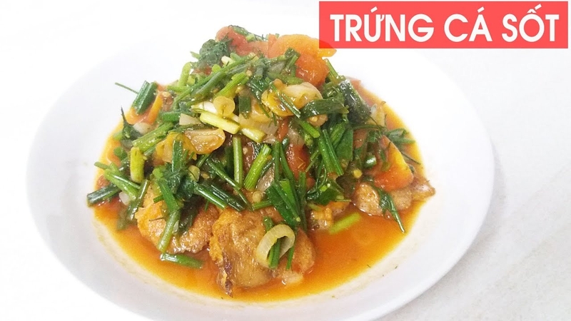 Trứng cá sốt cà chua 7