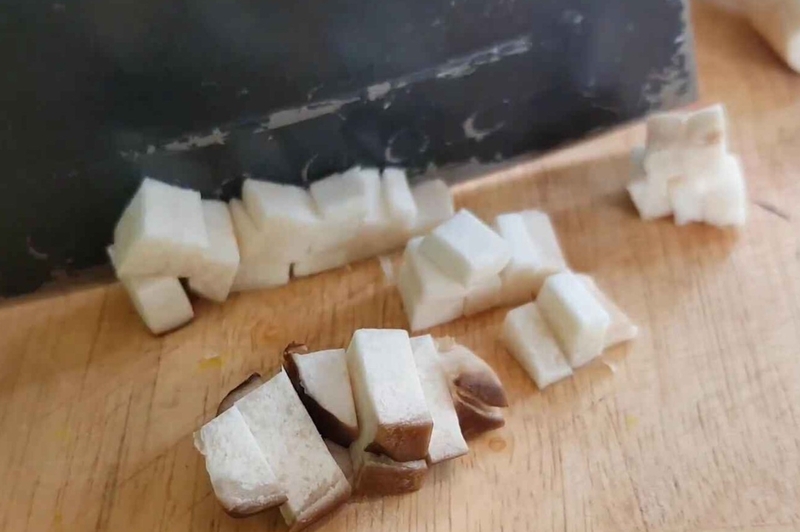 Các bước làm món trứng hấp thịt rau củ