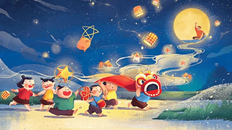 trung thu năm 2025 vào ngày nào hình 1