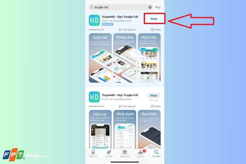 Xác nhận và tiến hành tải ứng dụng
