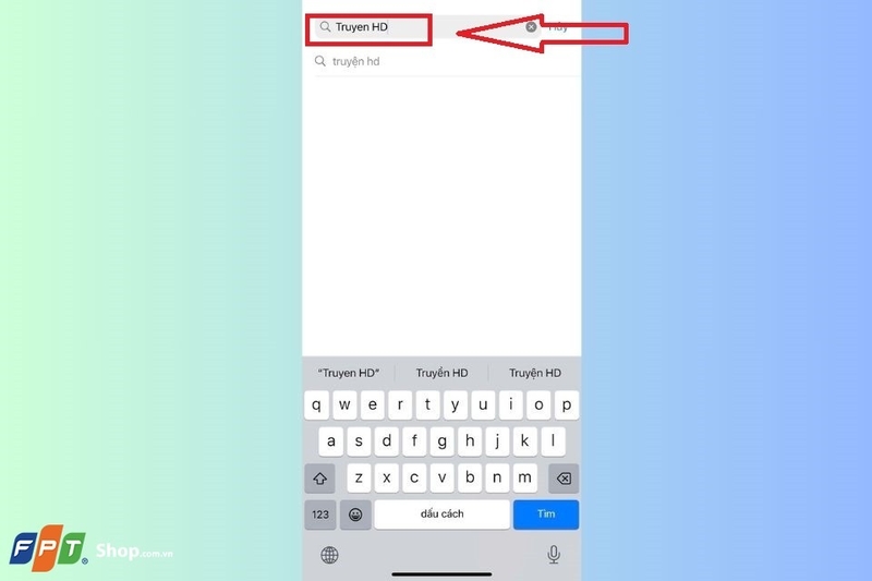 Tìm kiếm ứng dụng trên App Store