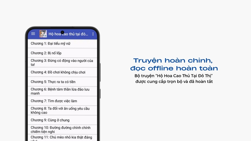 Truyện hoàn chỉnh, đọc offline hoàn toàn