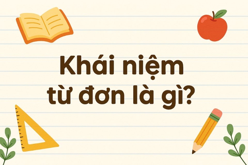 từ đơn là gì (ảnh 1)