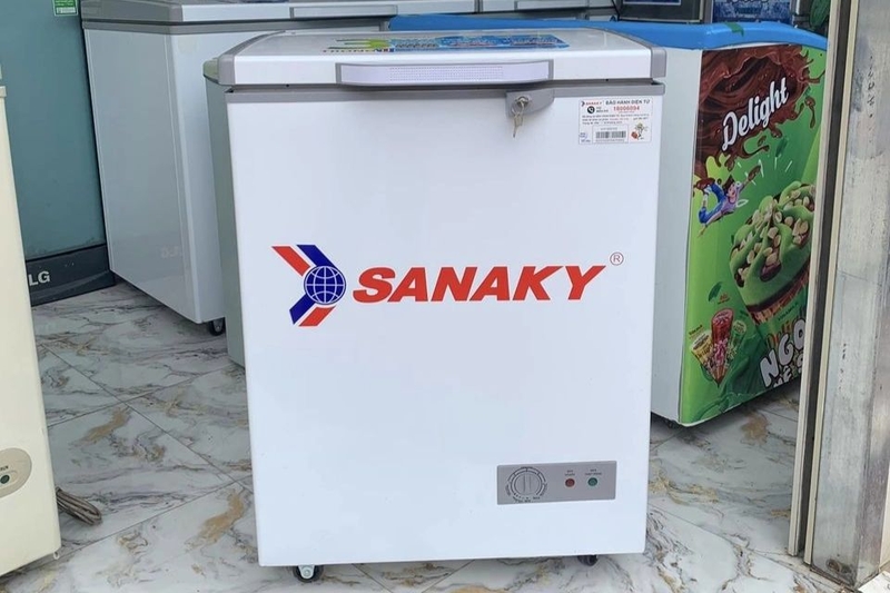 tủ đông Sanaky 100L tiết kiệm điện