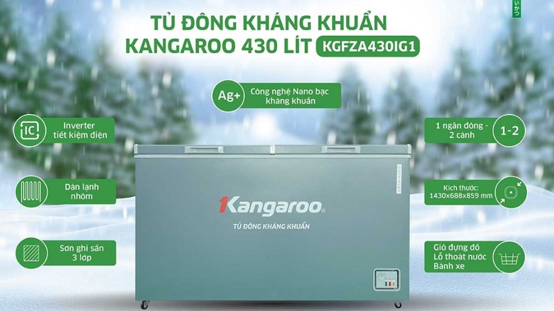Tủ đông có công nghệ Nano Silver 1