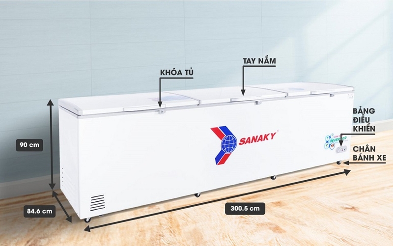 Đánh giá tủ đông Sanaky VH-1399HY3 2