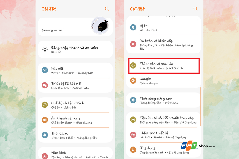 tự động sao lưu và đồng bộ dữ liệu Android 1.png