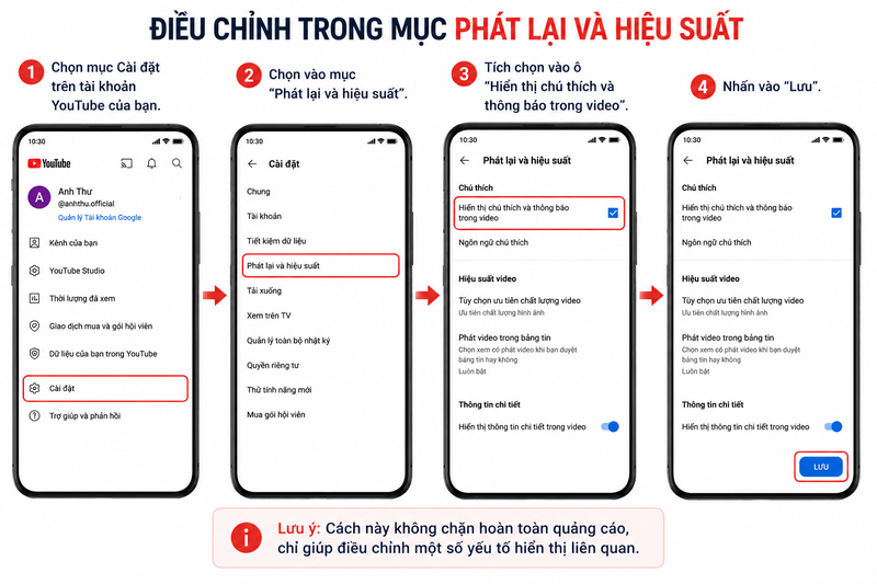 tự động tắt quảng cáo YouTube trên Android 3