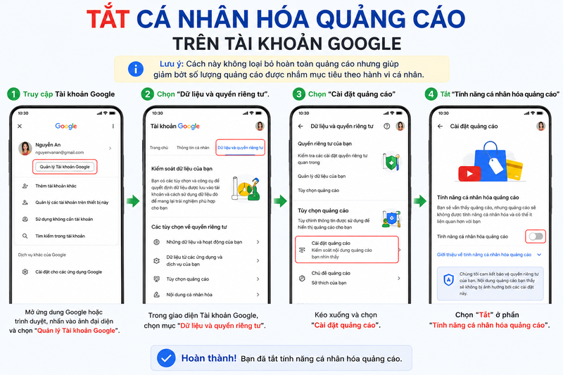 tự động tắt quảng cáo YouTube trên Android 4