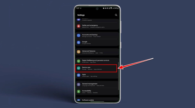 Cách tự khởi động lại Samsung - 03