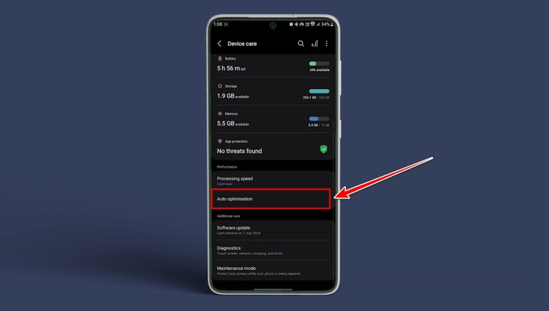Cách tự khởi động lại Samsung - 04