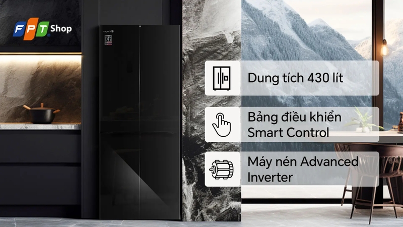 tủ lạnh 400 450 l&iacute;t loại n&agrave;o tốt nhất 2026 h&igrave;nh 5