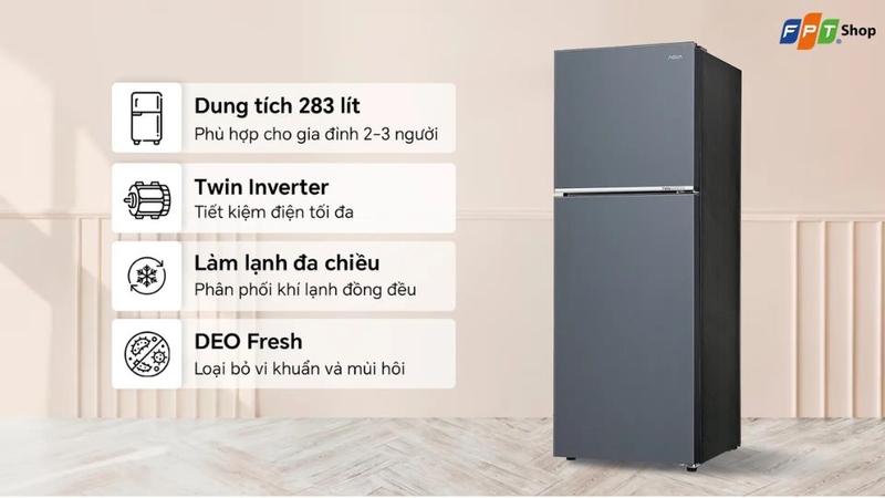 tủ lạnh AQUA có ngăn đông mềm 2