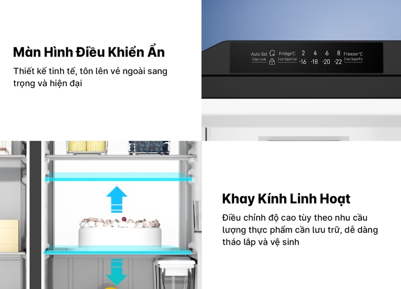 tủ lạnh Aqua side by side ảnh 1