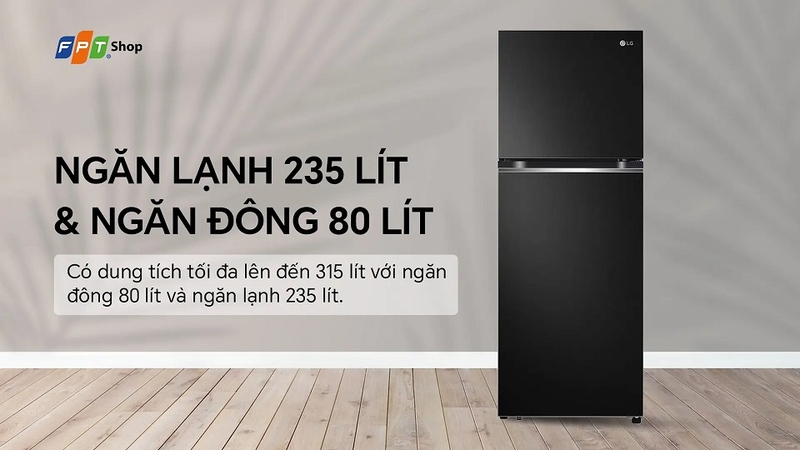 Ngăn lạnh - Ngăn đá rộng rãi