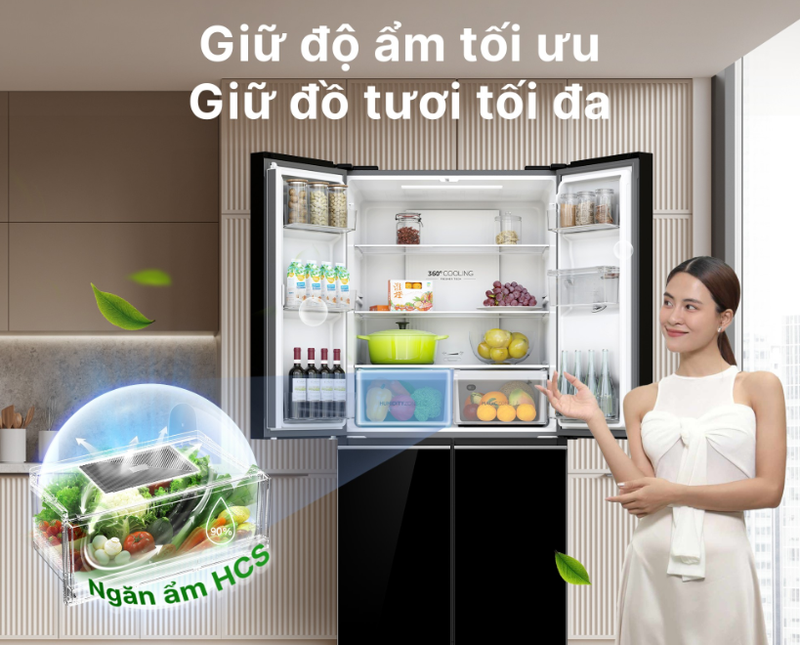 Công nghệ làm lạnh hiện đại trên tủ lạnh Aqua