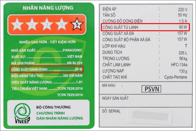 tủ lạnh bao nhiêu w ảnh 3