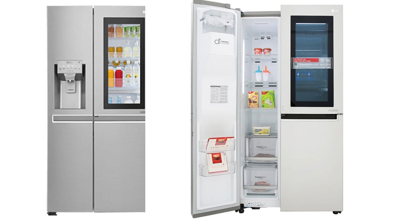 tủ lạnh có cửa trong suốt hình 3