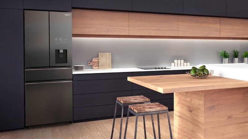Thiết kế h&agrave;i h&ograve;a với kh&ocirc;ng gian bếp