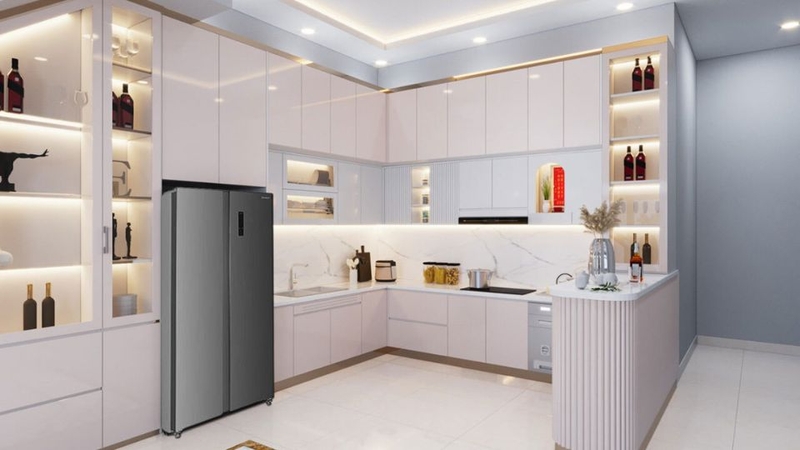 Tủ lạnh Sharp Inverter Side By Side 442L SJ&ndash;SBX440V&ndash;DS