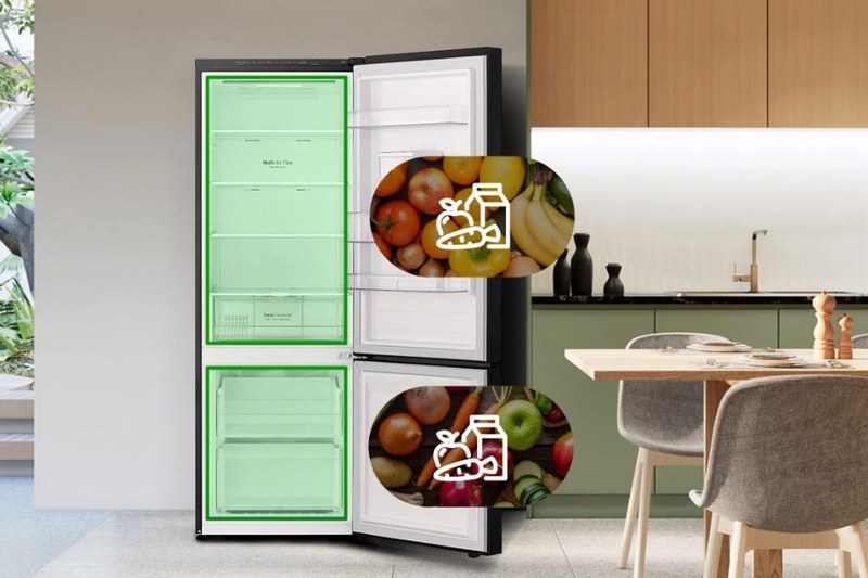 LG Inverter 332 lít LBD33BLMA chính hãng, giá rẻ