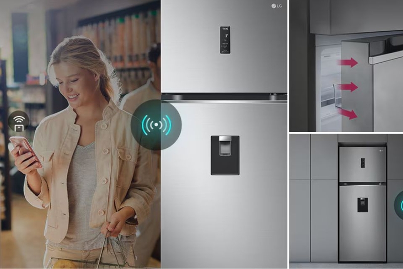 Tủ lạnh LG LTD46BLMA có tích hợp điều khiển từ xa