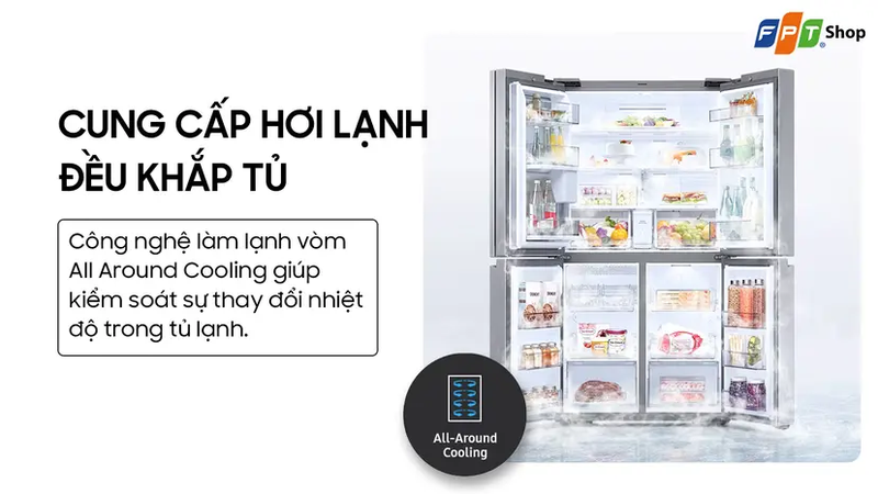 tủ lạnh mặt gương sang trọng 1