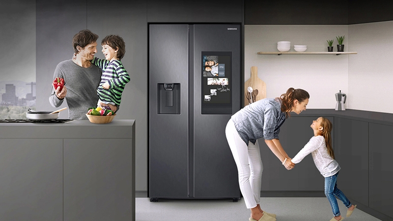 Tủ lạnh Samsung với thiết kế sang trọng