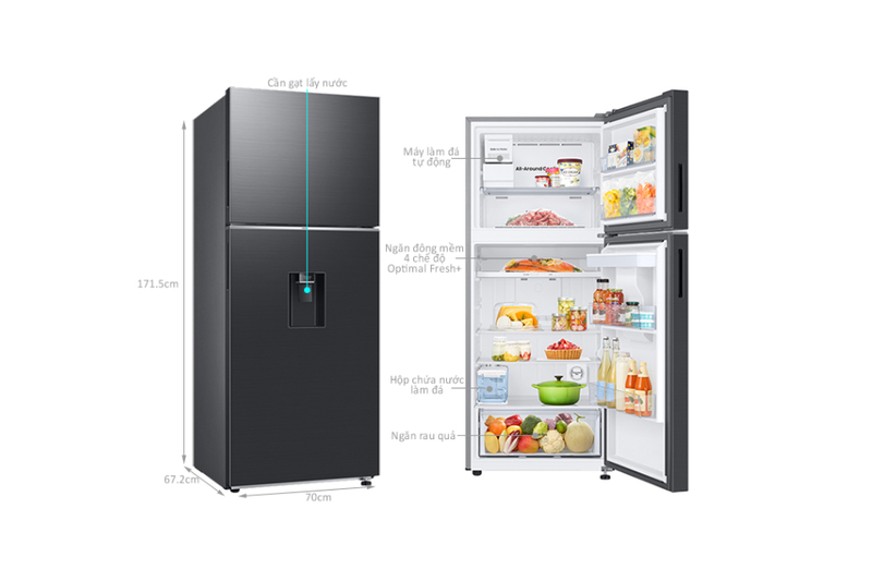 Tủ lạnh Samsung Inverter 382 lít RT38CG6584B1SV