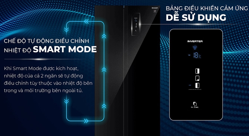 Tiện ích tủ lạnh Sharp