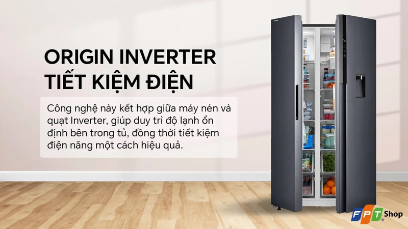 tủ lạnh Side by side bán chạy đầu năm 2025 hình 4