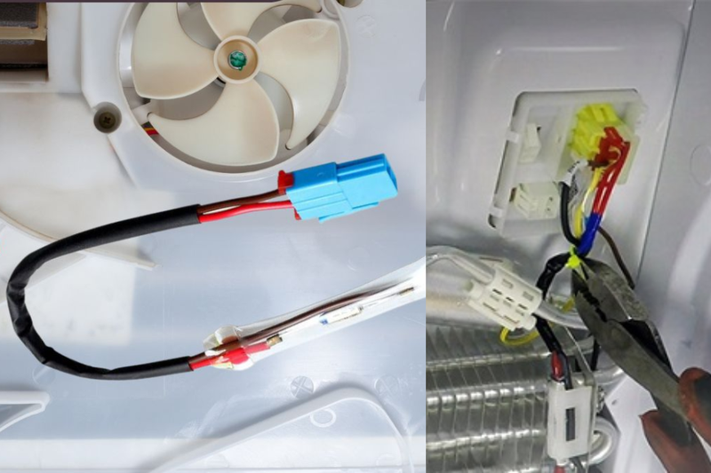 Tủ lạnh Toshiba bị đ&oacute;ng tuyết (3)