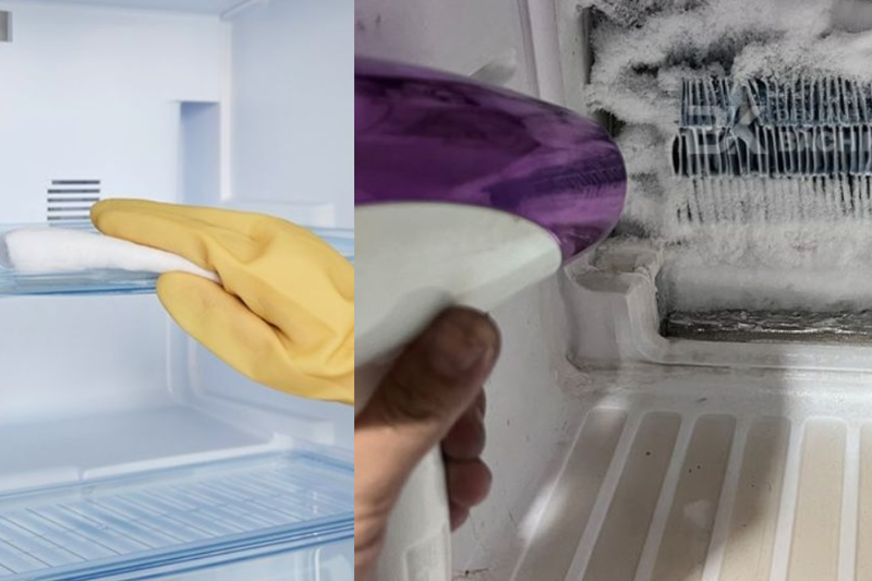 Tủ lạnh Toshiba bị đ&oacute;ng tuyết (5)