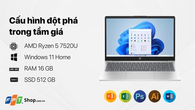 Laptop cho nhân viên văn phòng cơ bản