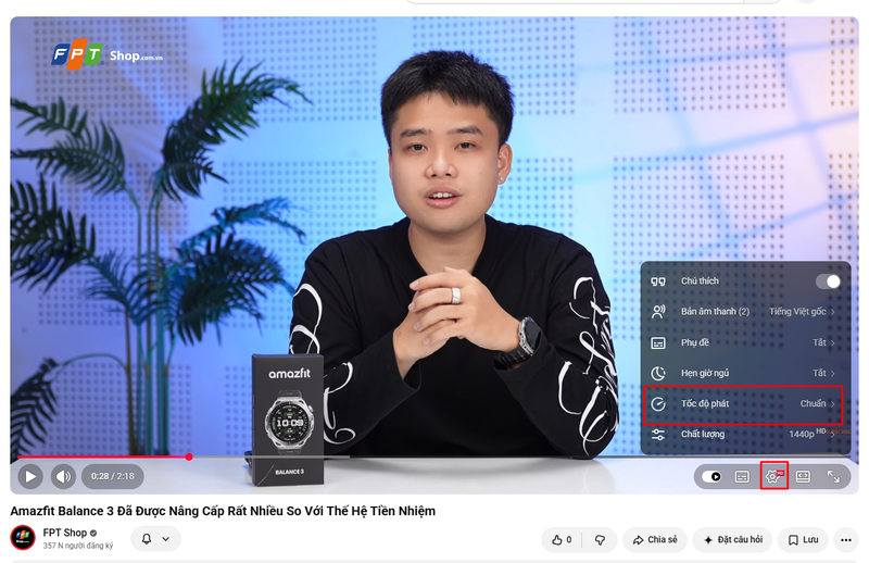Tua nhanh video YouTube 2