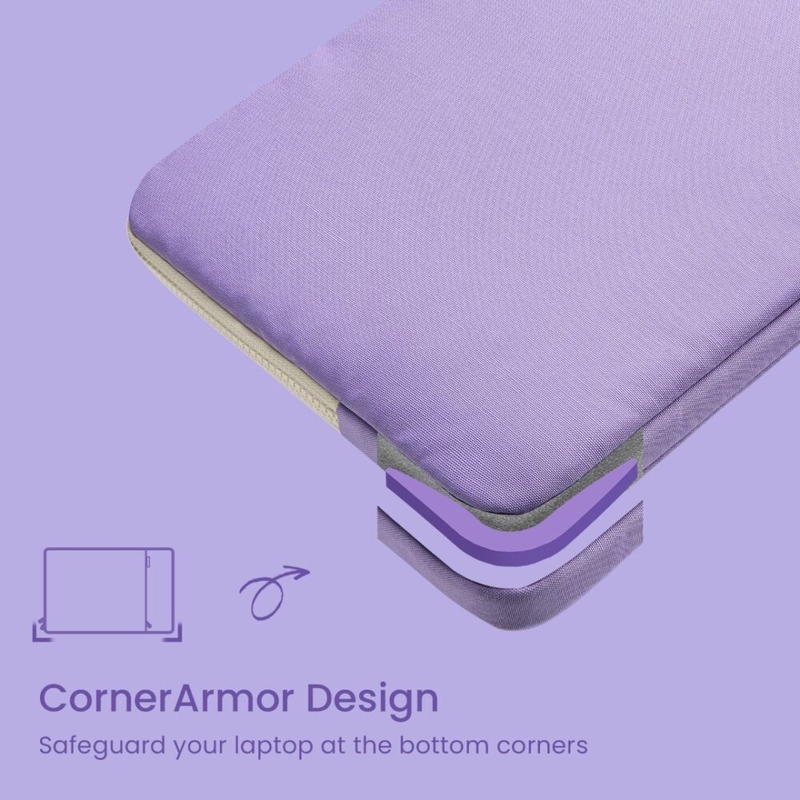 Túi chống sốc Tomtoc A23 Organized Corner Armor + Pouch Macbook 13 inch - Corner Armor tăng cường khả năng chống va đập