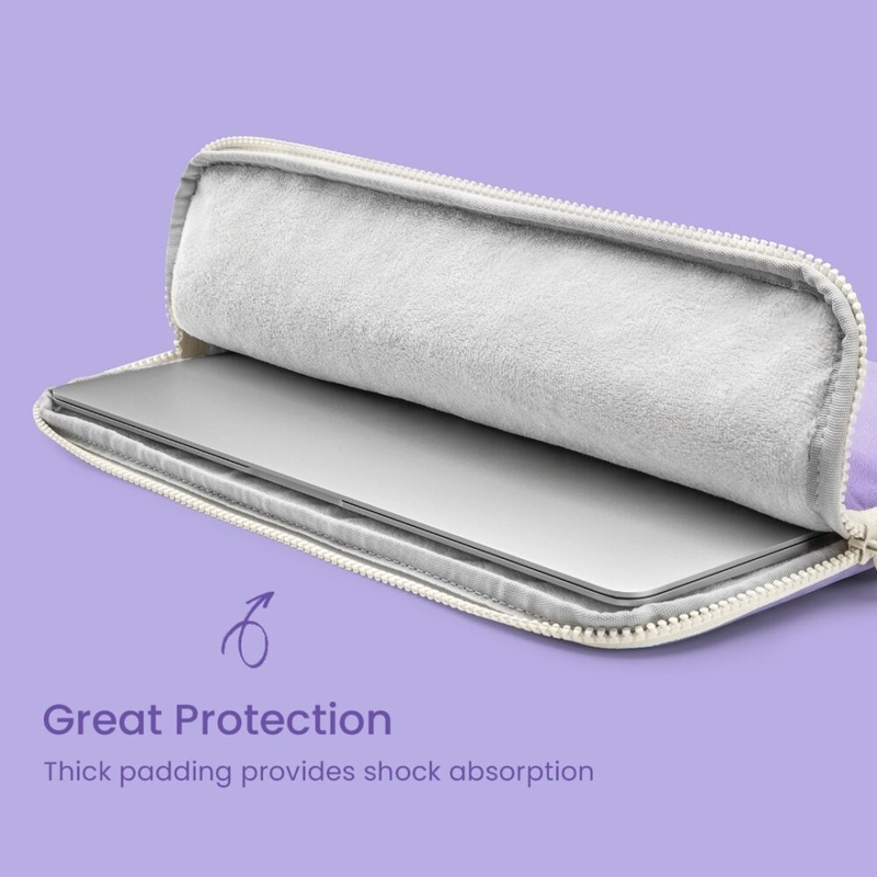 Túi chống sốc Tomtoc A23 Organized Corner Armor + Pouch Macbook 13 inch - Chất liệu kháng nước kết hợp lớp lót mềm bên trong