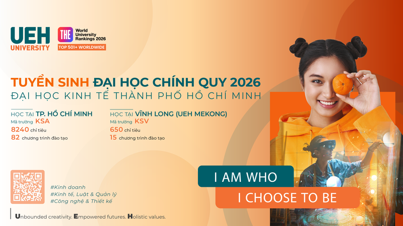 Chỉ tiêu tuyển sinh Đại học Kinh tế TP.HCM 2026