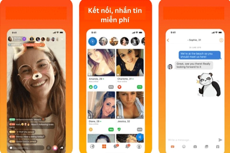 Nhắn tin, kết nối không mất phí