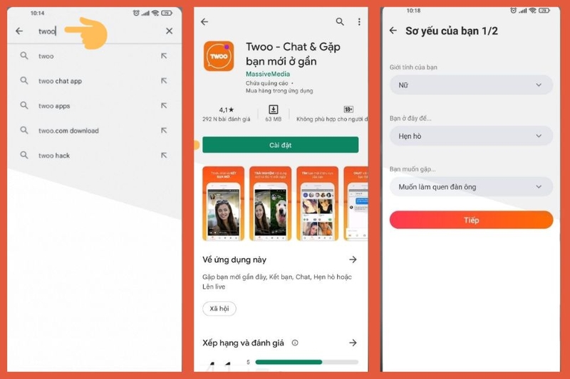 Cách đăng ký tài khoản Two