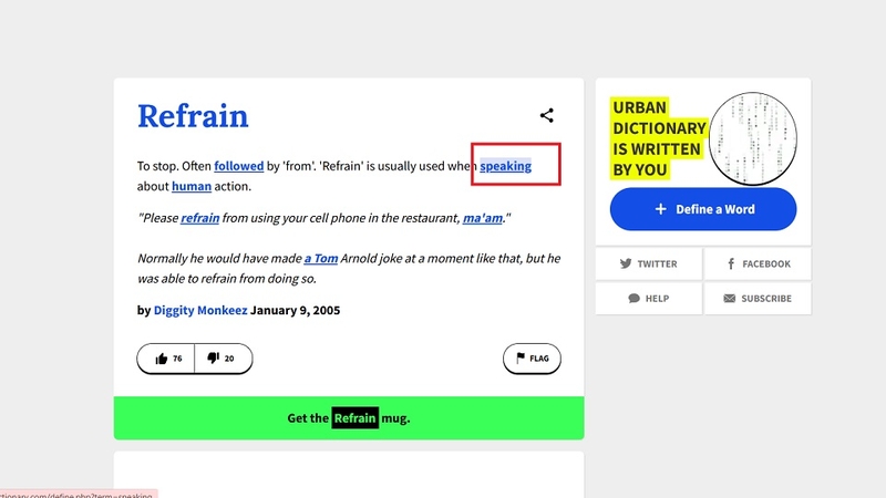 Nhấn vào từ có chứa liên kết để tìm hiểu thêm về nghĩa của từ đó