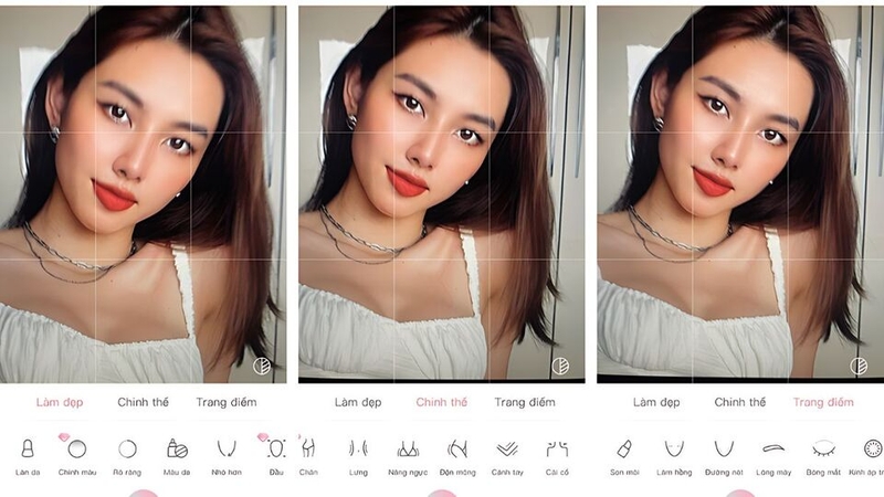 Chỉnh sửa ảnh bằng các công cụ của app