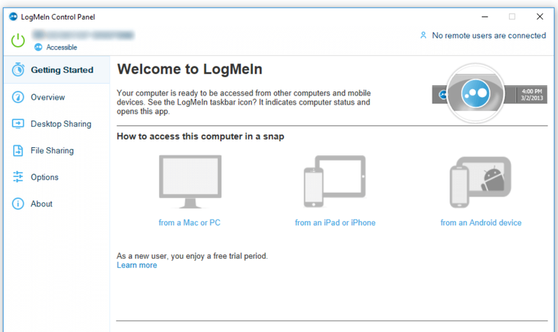 logmeIn pro