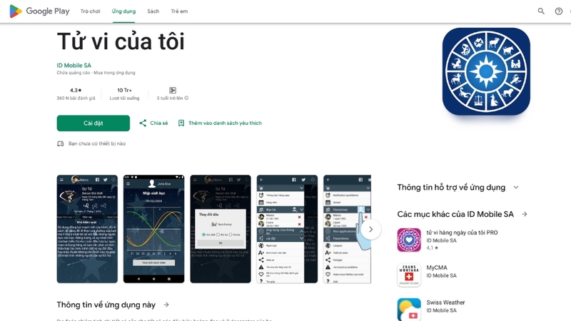Tử vi của tôi