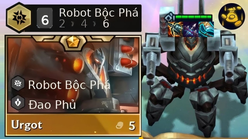 Tổng quan về đội hình Urgot Robot Bộc Phá tại DTCL mùa 14