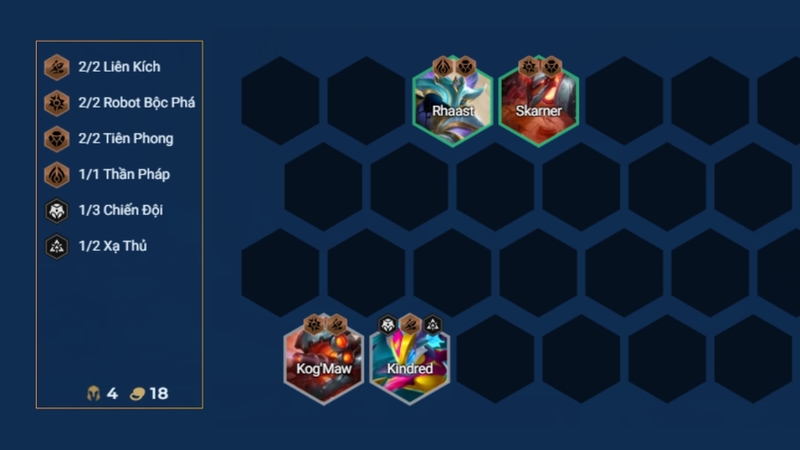 Giai đoạn đầu trận