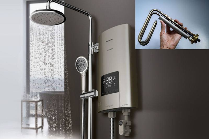 Thanh đốt an toàn trên máy nước nóng